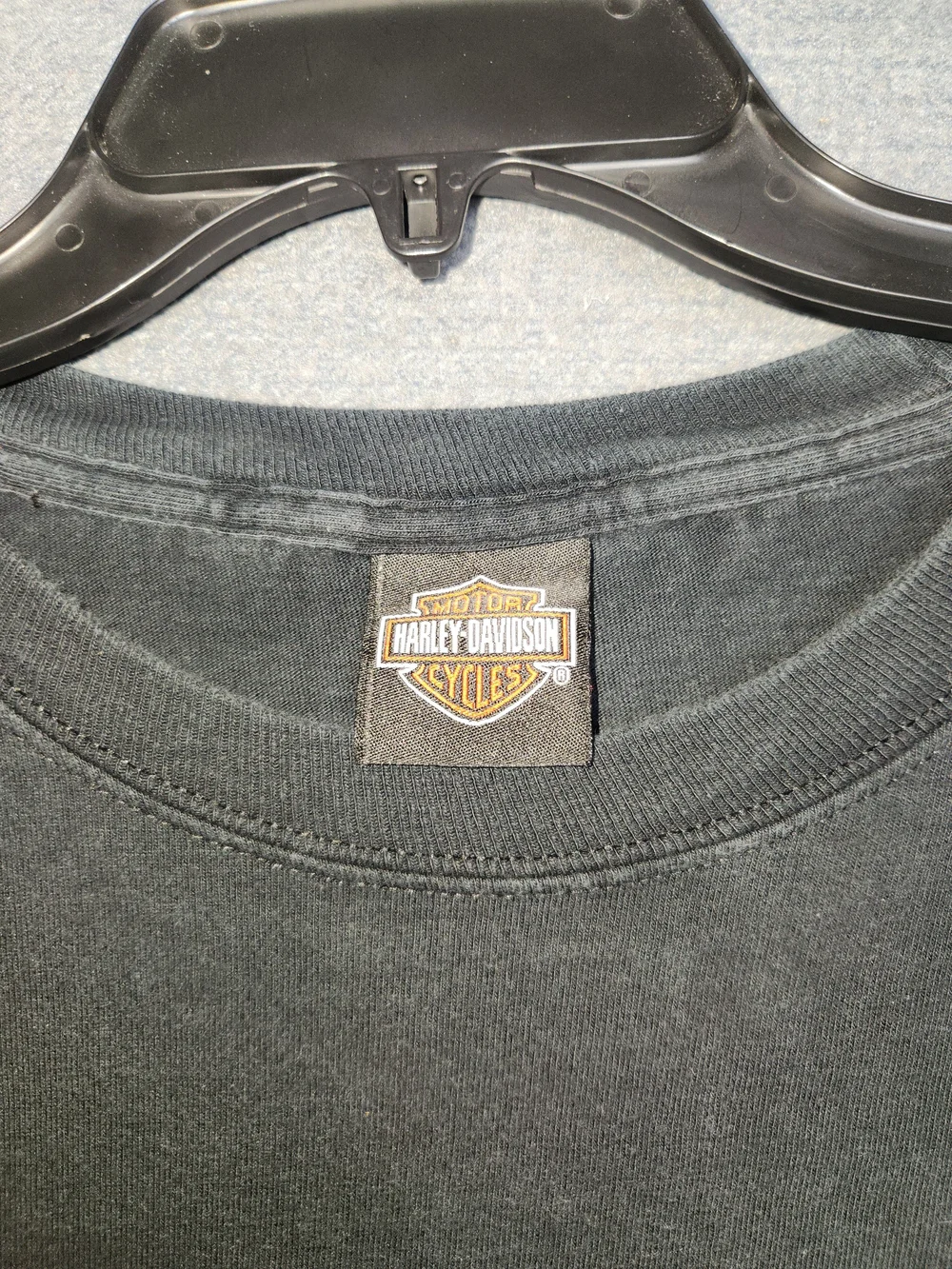 Harley-Davidson Men's Black Eagle Flame Graphic Tee #289